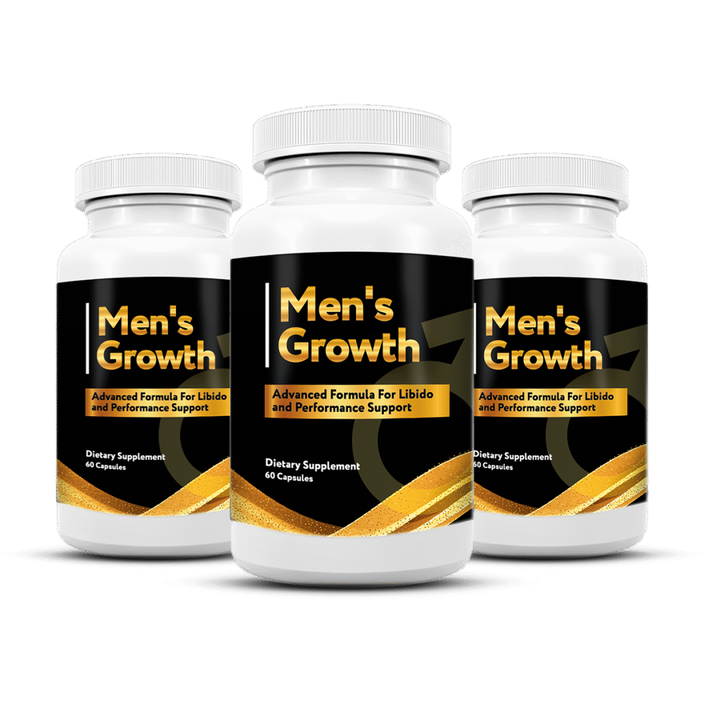 Men's Growth three bottles